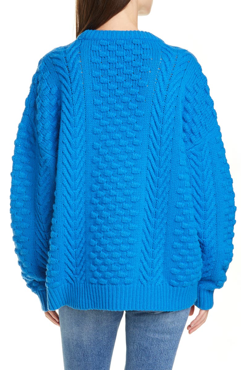 Tory Sport by Tory Burch Tory Sport Oversize Merino Wool Blend Sweater, Alternate, color, 