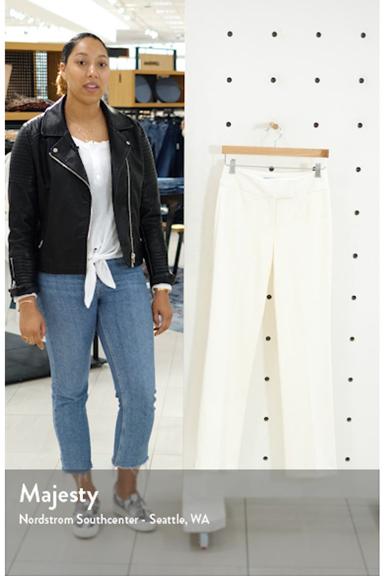 Ponte Knit Slim Boot Leg Pants video