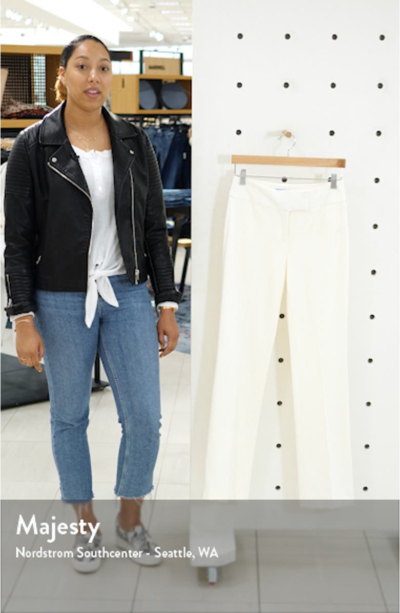 Ponte Knit Slim Boot Leg Pants, sales video thumbnail