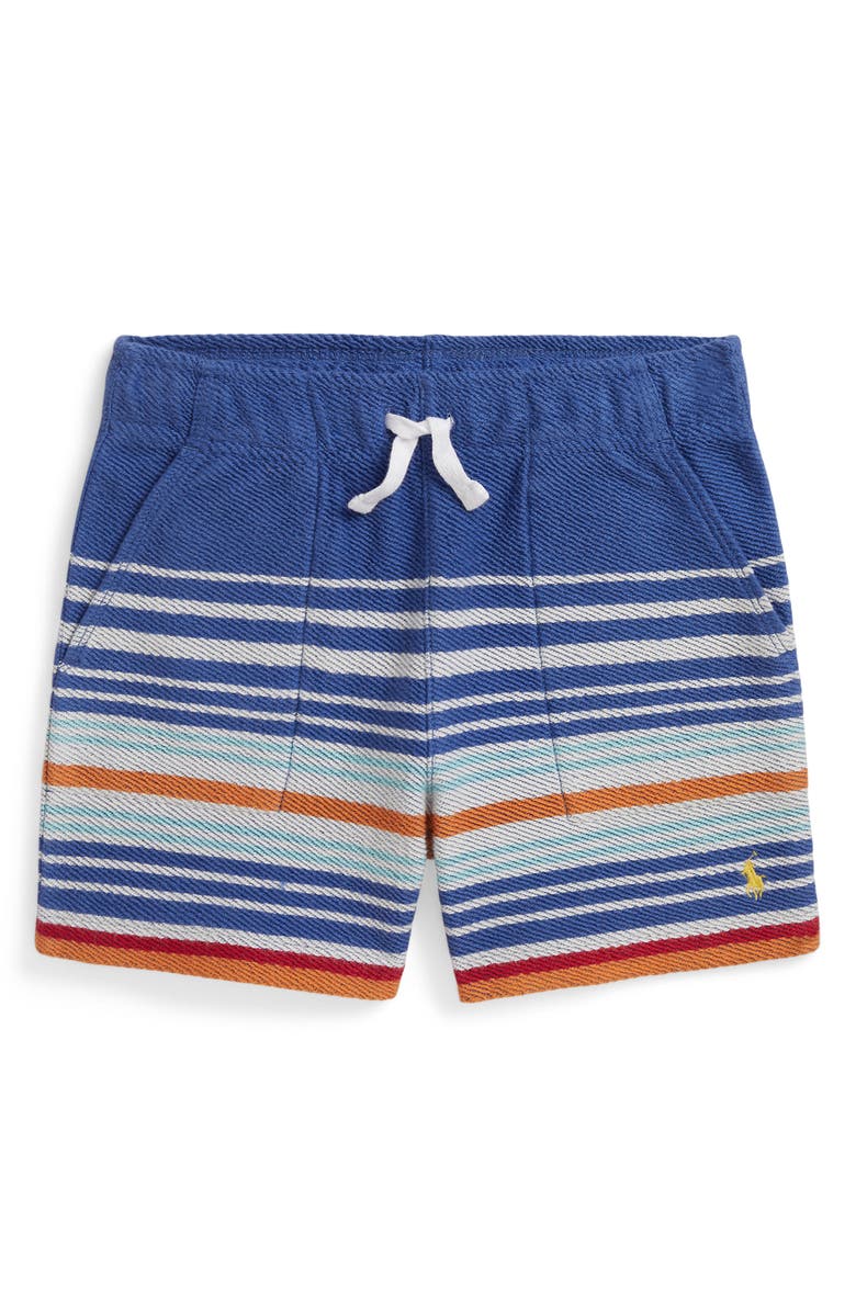 Polo Ralph Lauren Kids' Cotton French Terry Shorts, Main, color, Bai Blue Multi