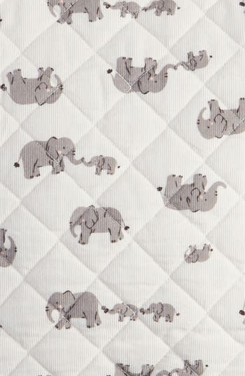 Ear Appliqué Quilted Faux Fur Lined Hooded Bunting