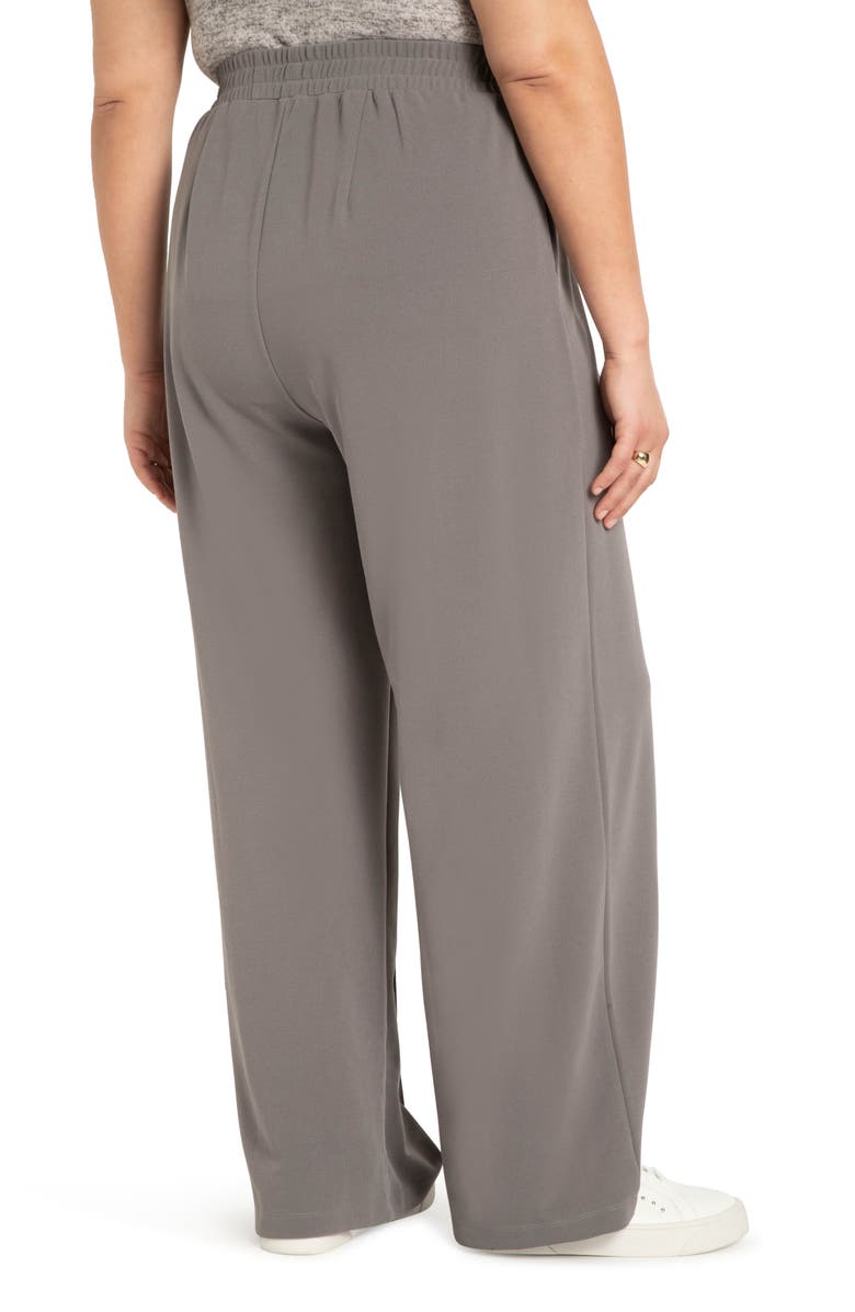 ELOQUII Pintuck Wide Leg Pants, Alternate, color,
