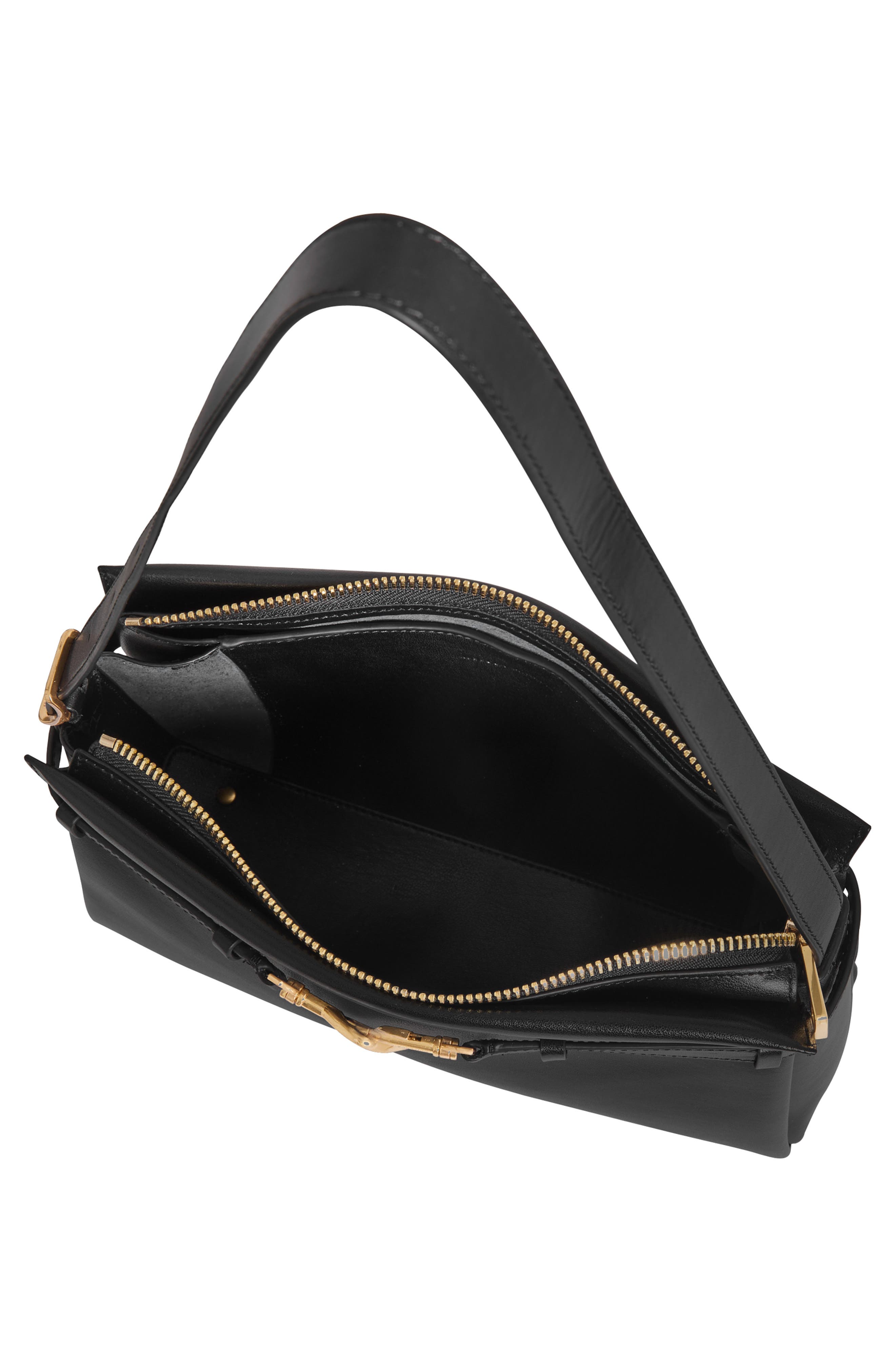 Rebecca Minkoff Small Insider Leather Shoulder Bag, Alternate, color, 