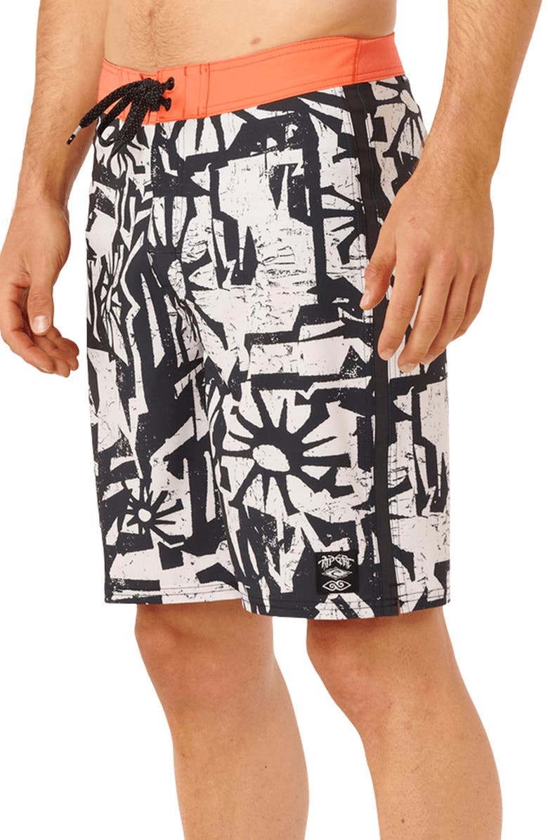 Rip Curl Mirage Liquid Trips Board Shorts, Alternate, color, Washed Black