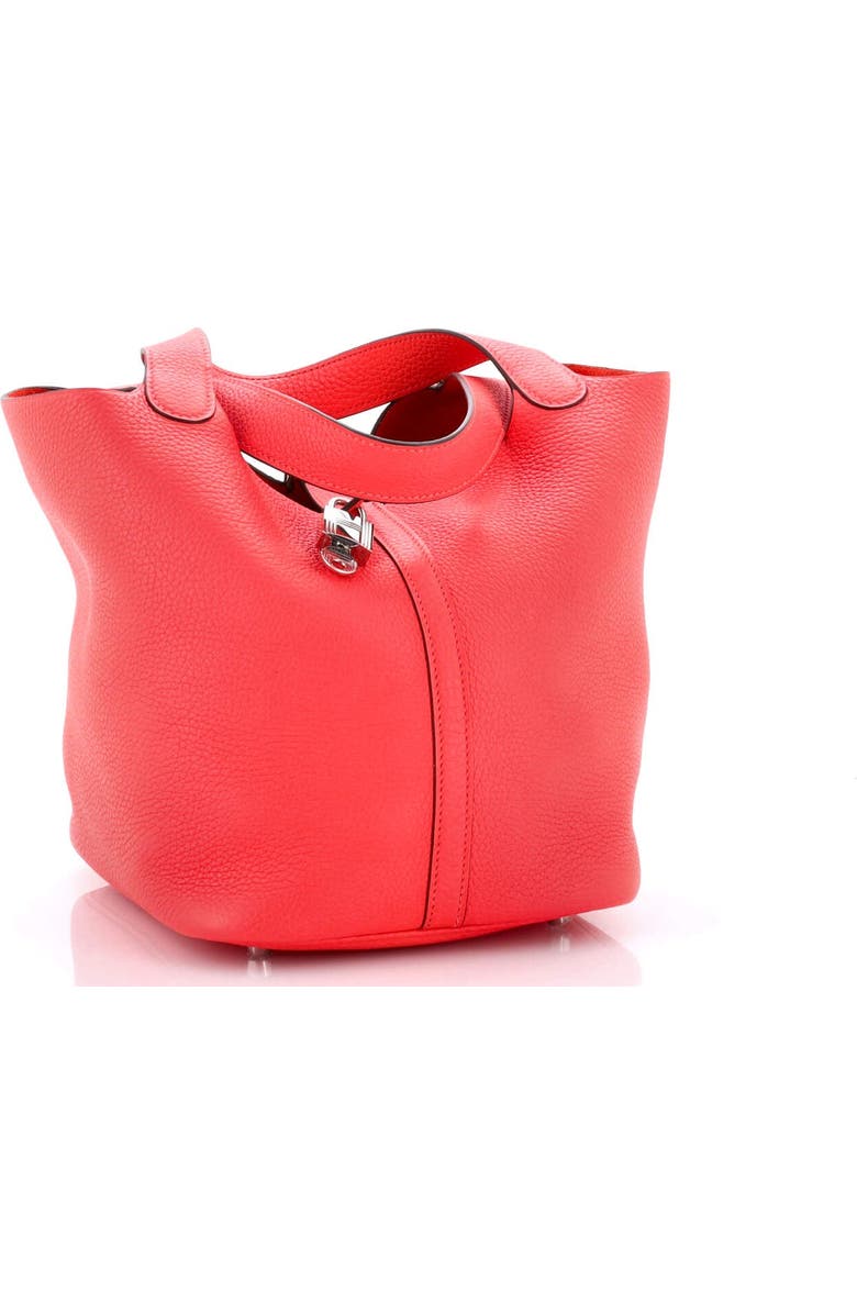 Pre-Owned Hermes Picotin Lock Bag Clemence MM, Alternate, color, Rose Texas