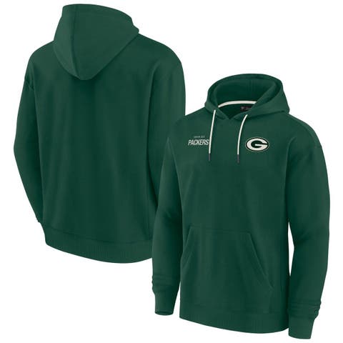 Unisex Fanatics Signature Green Green Bay Packers Elements Super Soft Fleece Pullover Hoodie
