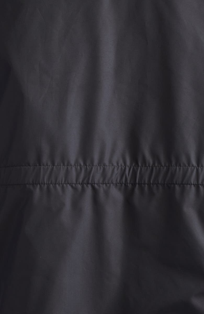 Jil Sander Faux Fur Trim Down Parka, Alternate, color, Black