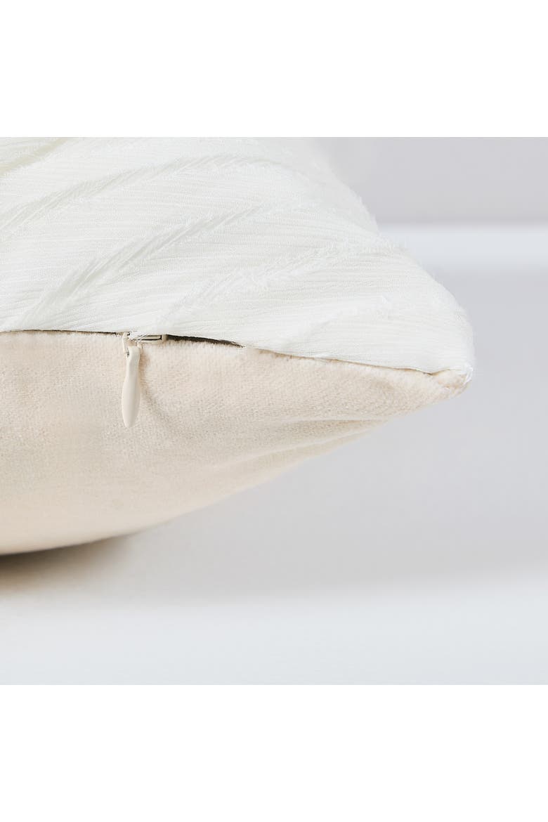 Veils Pillow Cover, Alternate, color, Cream