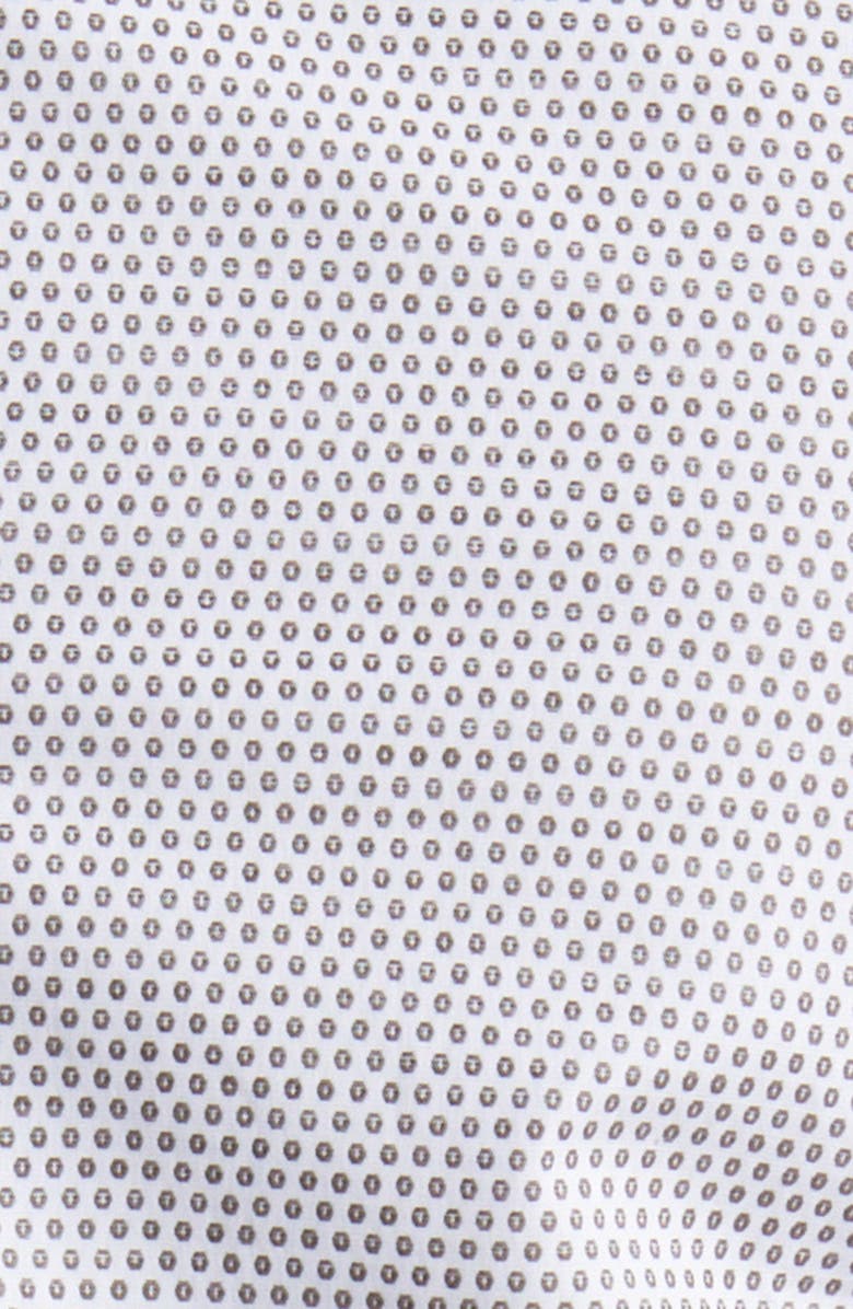 BOSS Hank Dot Print Stretch Cotton Dress Shirt, Alternate, color, 