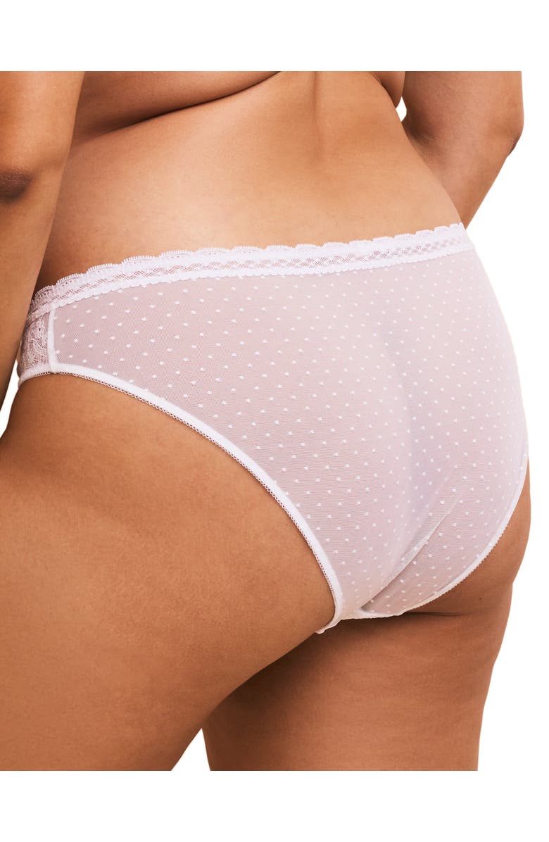 Adore Me Lucie Bikini Panties, Alternate, color, White