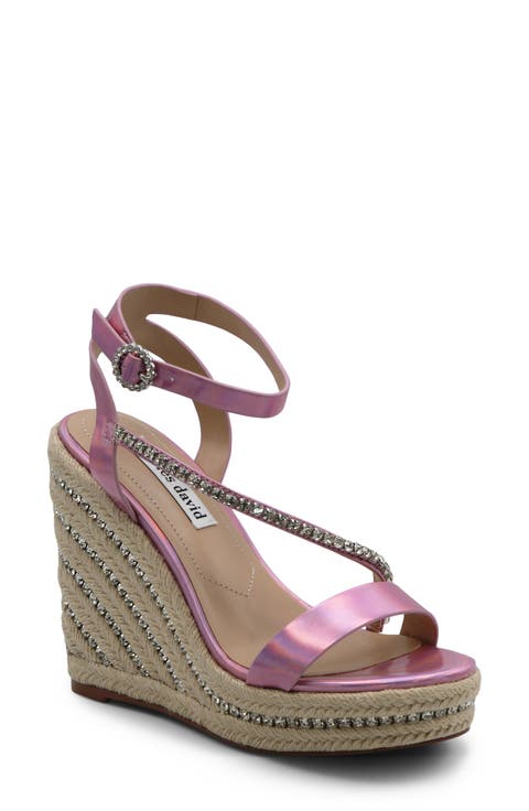 Chiara Ankle Strap Espadrille Platform Wedge Sandal (Women)