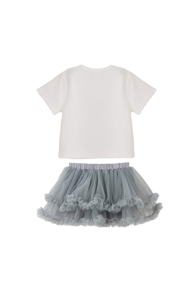 Bunny Tulle Set, Alternate, color, Grey