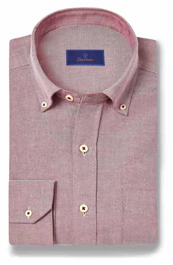 David Donahue Washed Oxford Sport Shirt