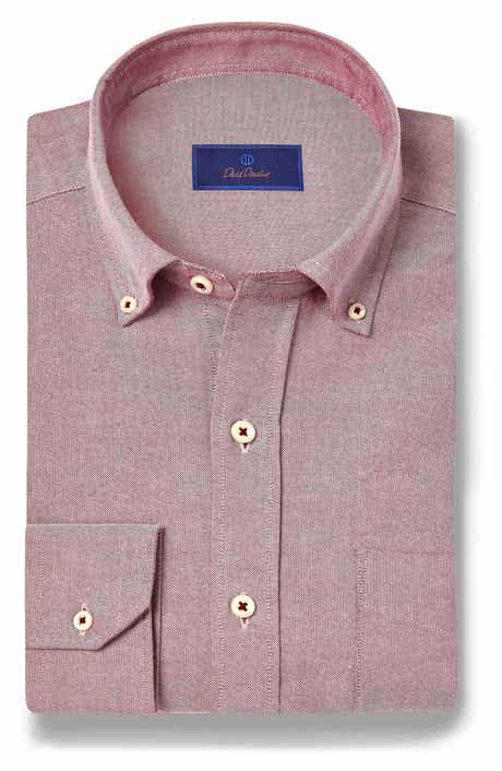 David Donahue Washed Oxford Sport Shirt