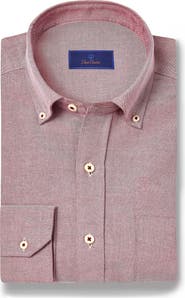David Donahue Washed Oxford Sport Shirt
