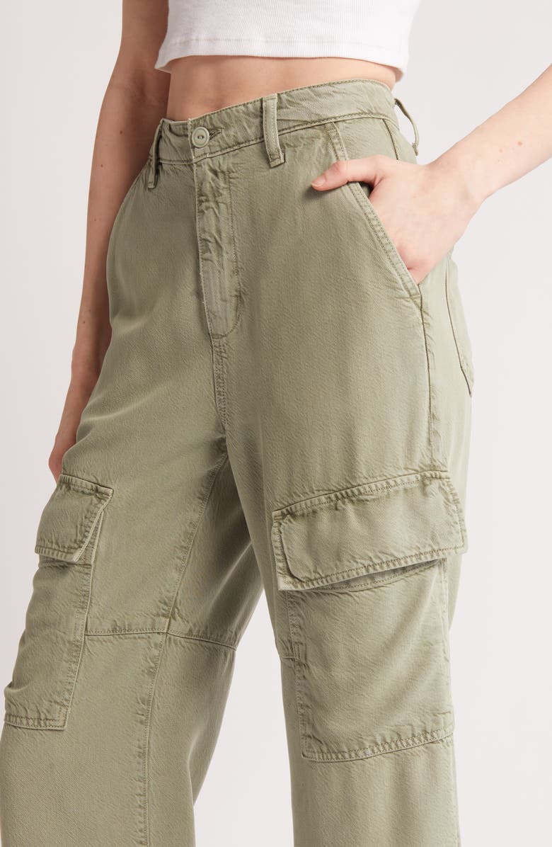 AG Knoxx High Waist Cargo Straight Leg Pants, Alternate, color, Sulfur Fresh Eucalyptus