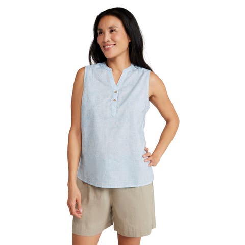 Petra Printed Sleeveless Shirt