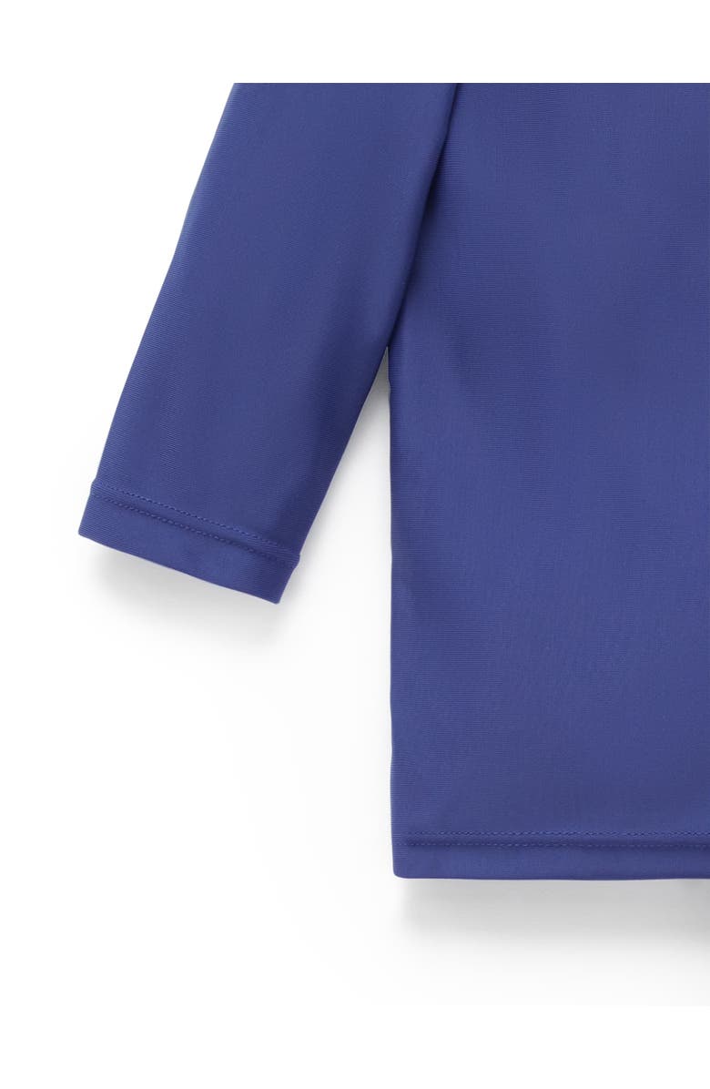 Purebaby Board Short & Rashie Swim Set, Alternate, color, Marine Gingham