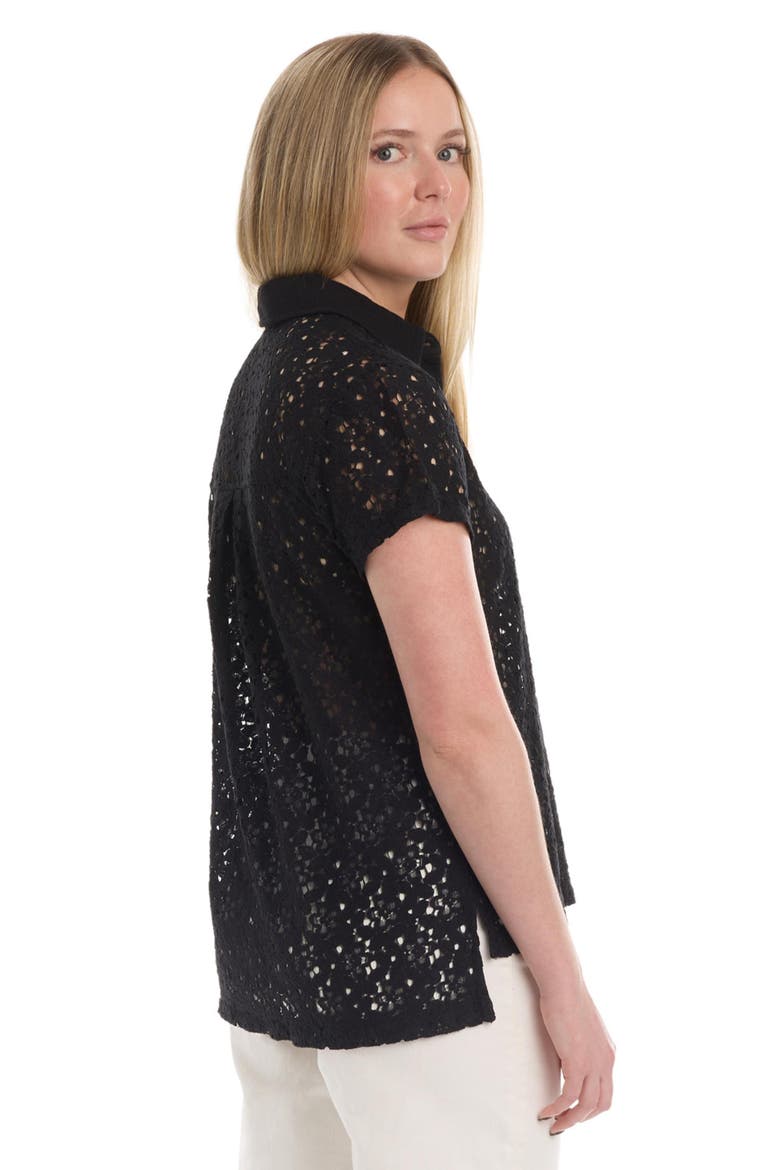 Short Sleeve Polo, Alternate, color, Black