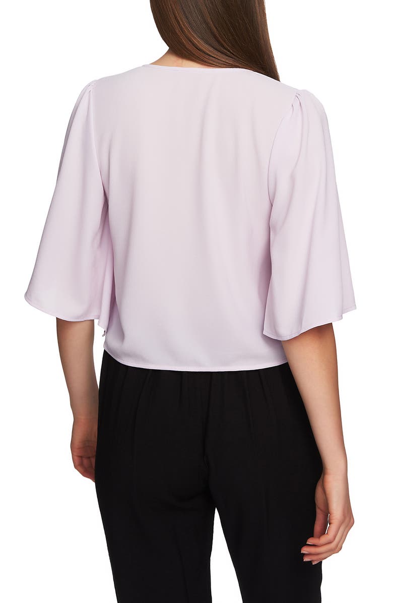 1.STATE Tie Front Blouse, Alternate, color, Orchid Bud