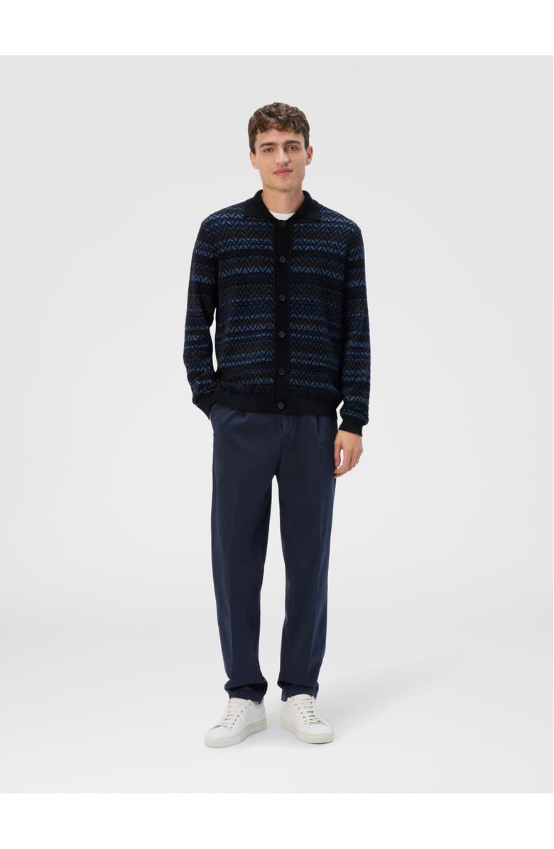Missoni Chino Pants In Cotton, Alternate, color, Blue