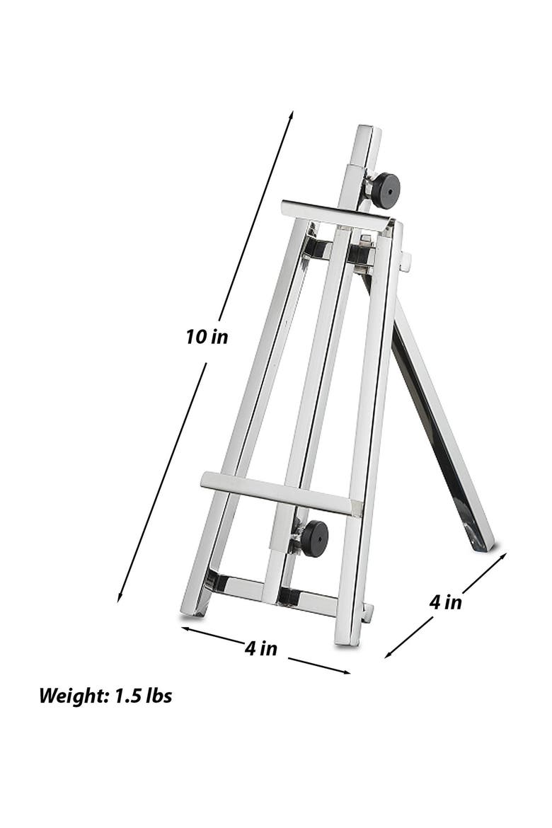Roselli Modern Easel Cell Phone Holder, Alternate, color, SILVER