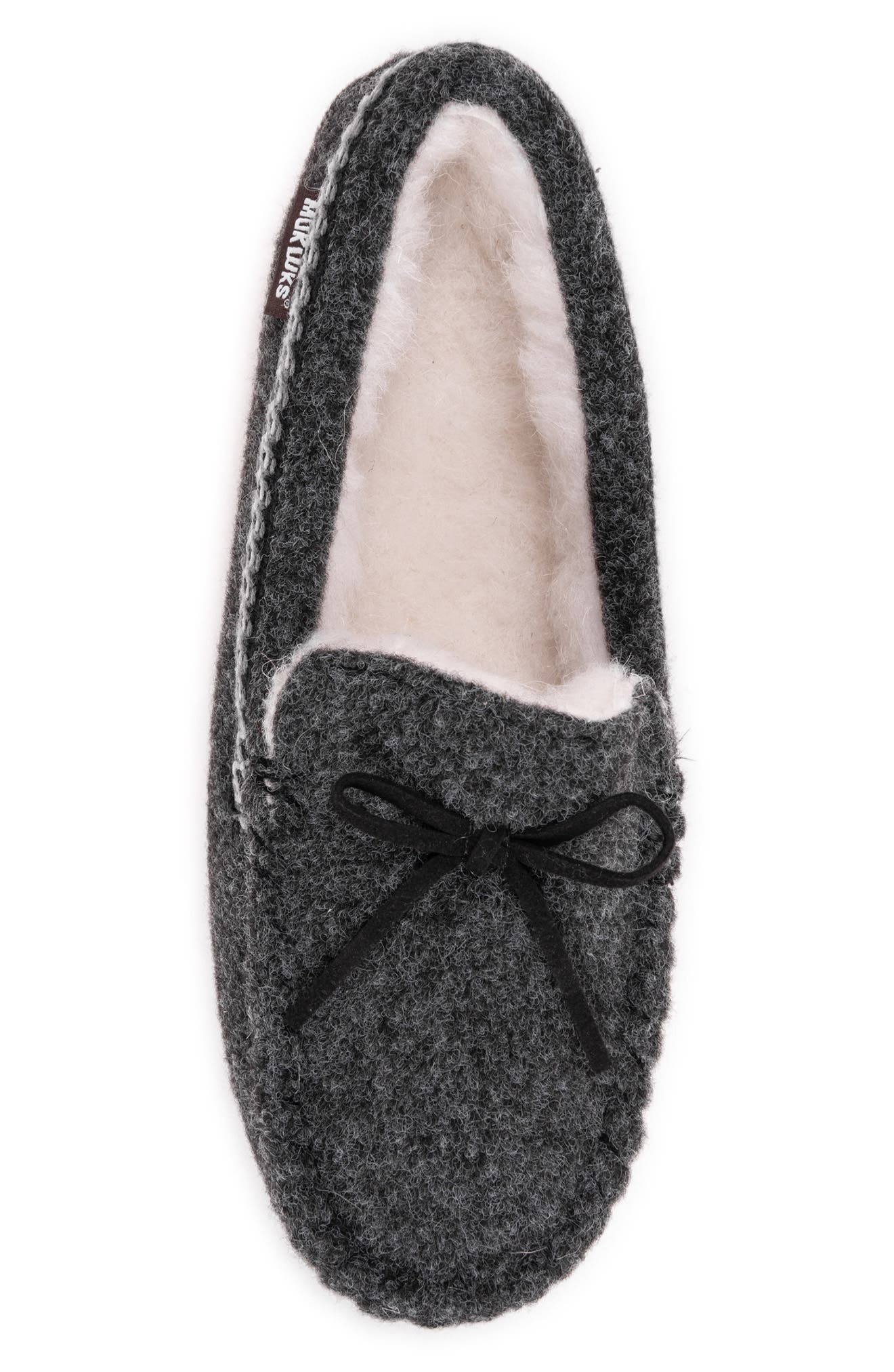 MUK LUKS Ethan Faux Shearling Lined Slipper, Alternate, color, 