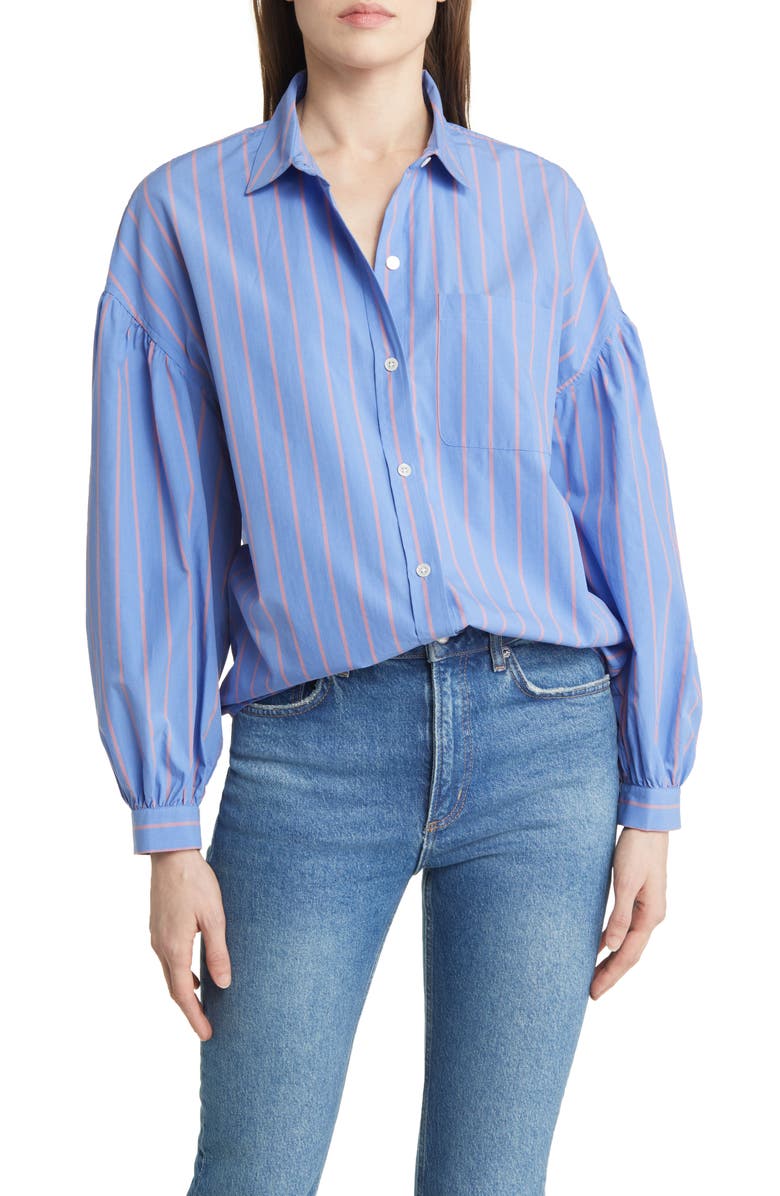 Rails Janae Stripe Button-Up Shirt, Main, color,