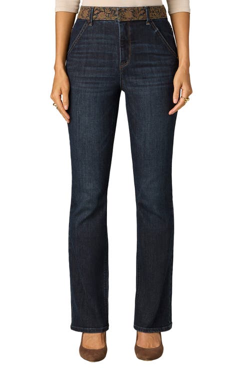 High Waist Baby Bootcut Jeans