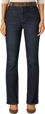 Wit & Wisdom High Waist Baby Bootcut Jeans