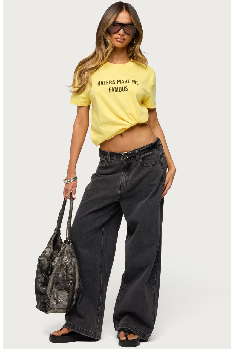 Nichol Low Rise Baggy Jeans, Alternate, color, BLACK-WASHED