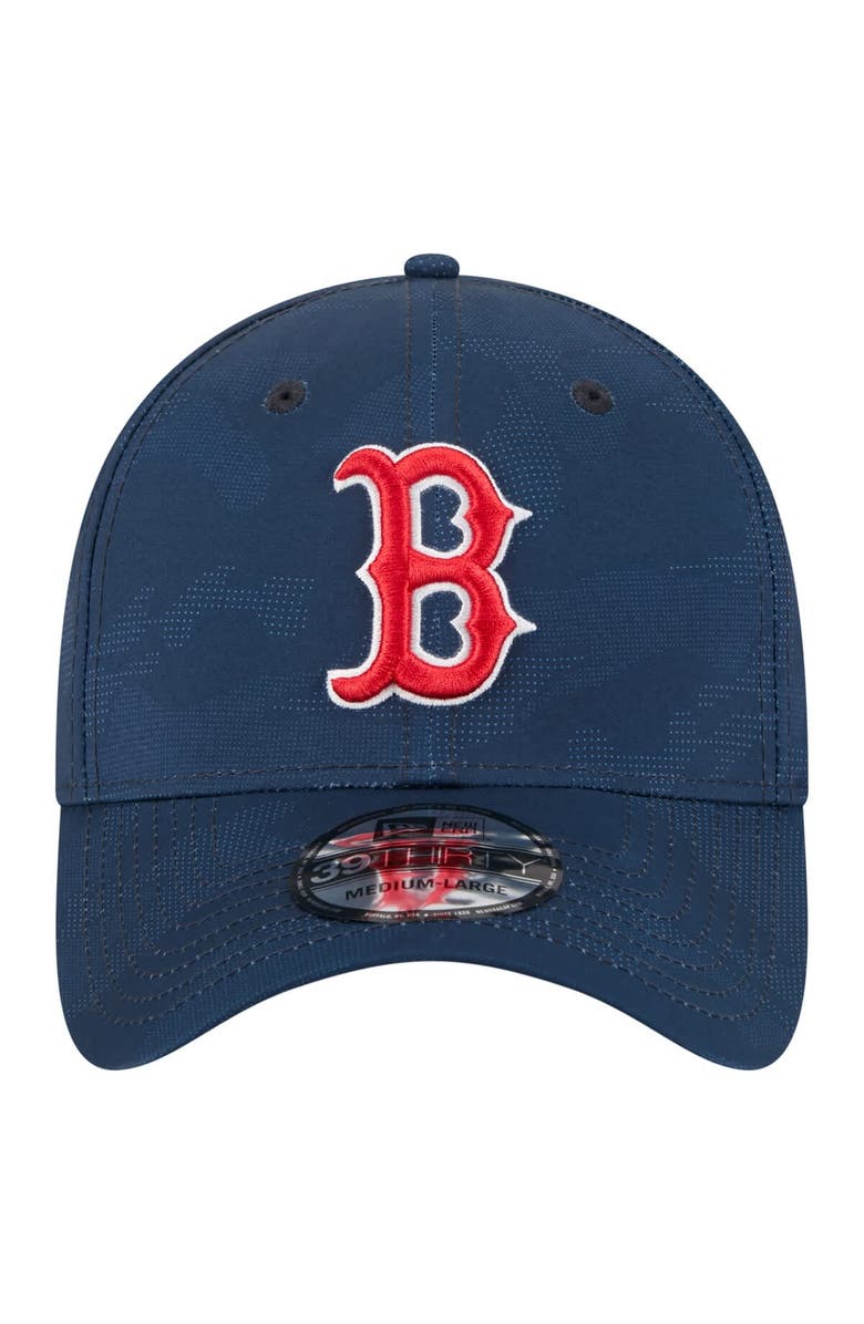 New Era Men's New Era Navy Boston Red Sox Tonal Camo 39THIRTY Flex Hat, Alternate, color, Navy