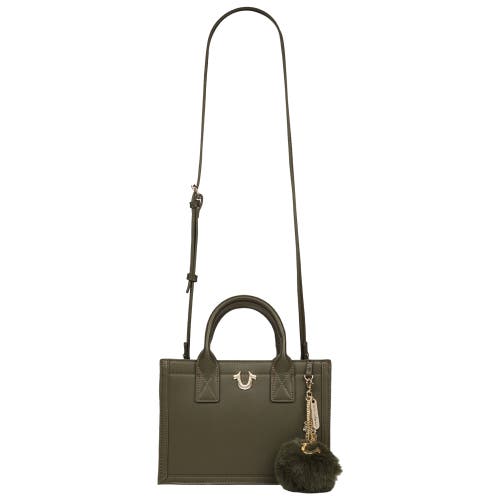True Religion Pom Dangle Modern Tote In Green