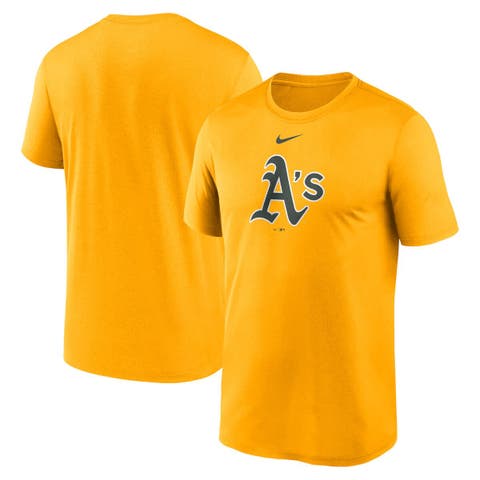 Men's Nike  Gold Athletics Legend Fuse Large Logo Dri-FIT T-Shirt