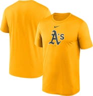 Nike Men's Nike  Gold Athletics Legend Fuse Large Logo Dri-FIT T-Shirt