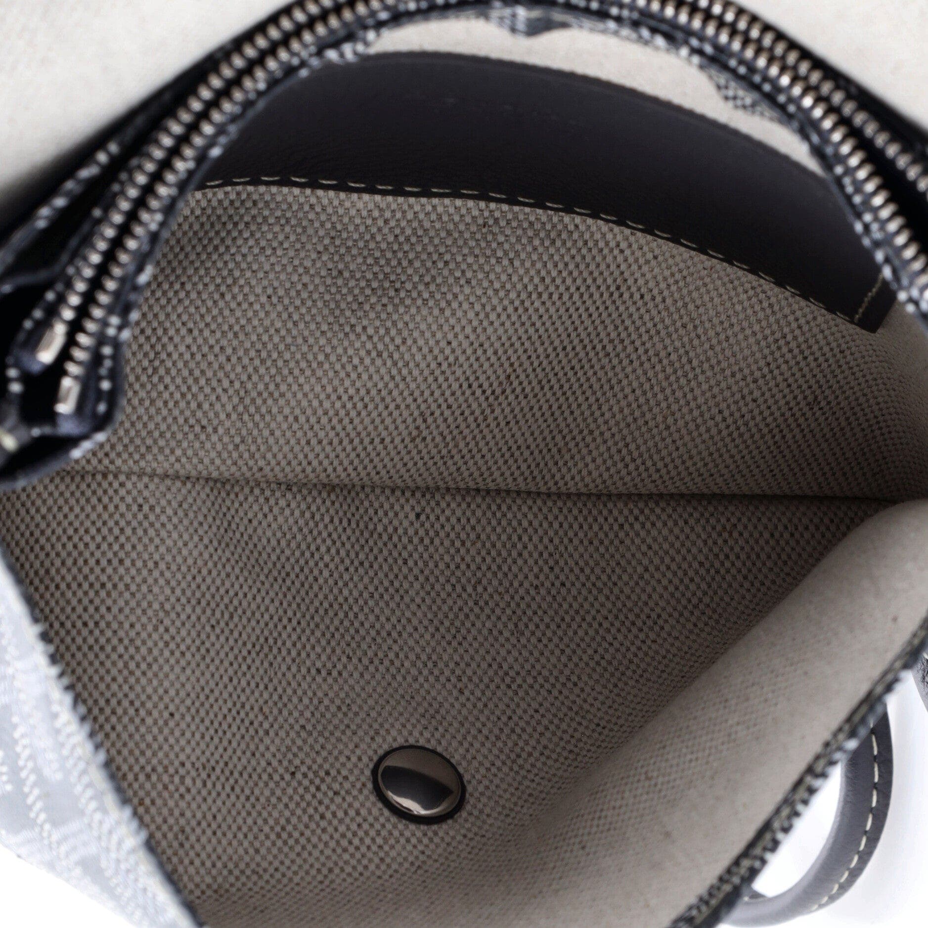 Plumet Clutch Wallet Printed Coated Canvas, Alternate, color, Grey