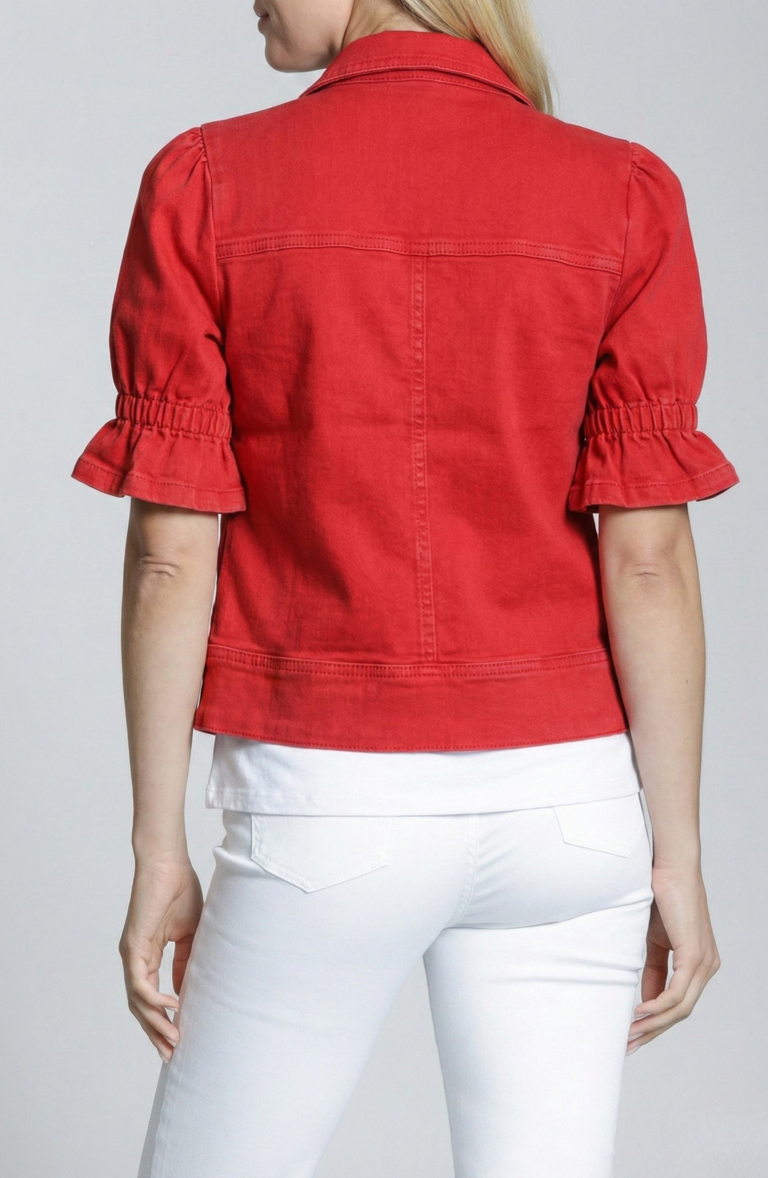 Short Sleeve Denim Jacket - image 4