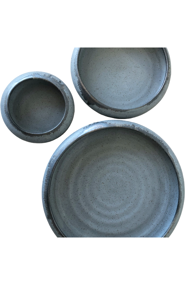 Luna Crescent Dinner Plate, Alternate, color, Shale - 8x1"