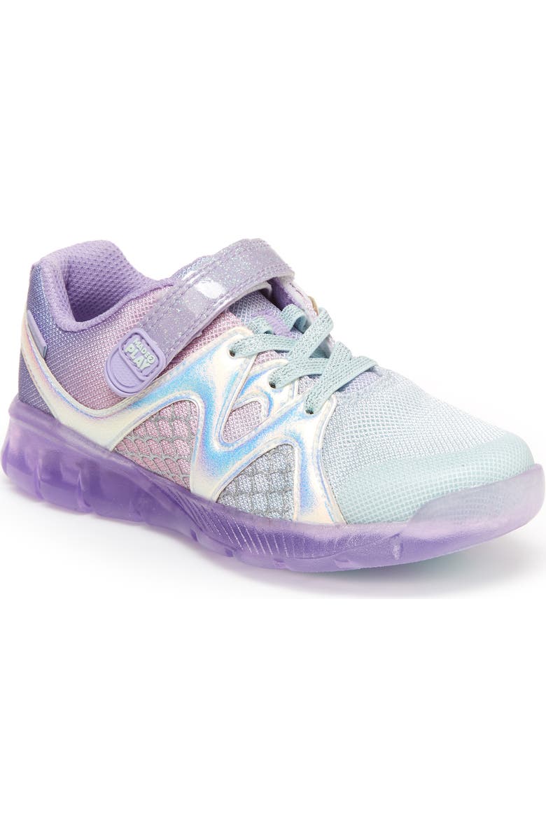 Stride Rite Made2Play<sup>®</sup> Mermaid Light-Up Sneaker, Main, color,