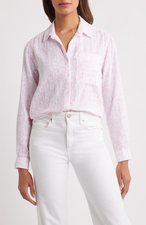 Cam Cotton Gauze Button-Up Shirt