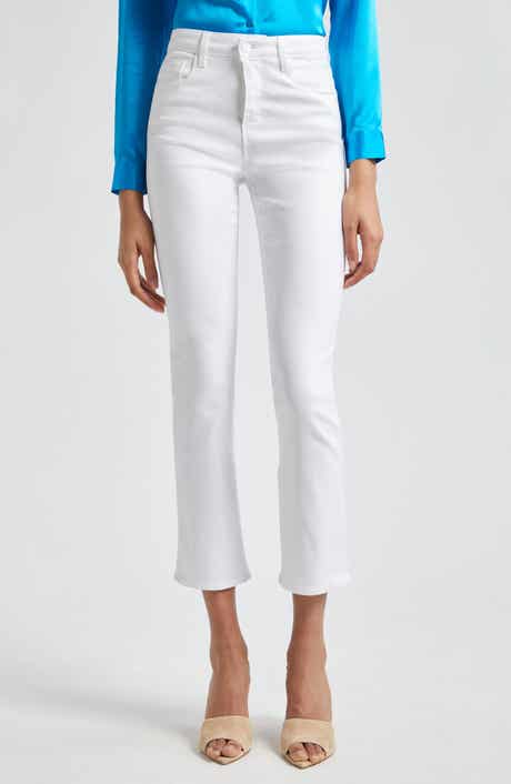 L'AGENCE Tati High Waist Ankle Micro Bootcut Jeans