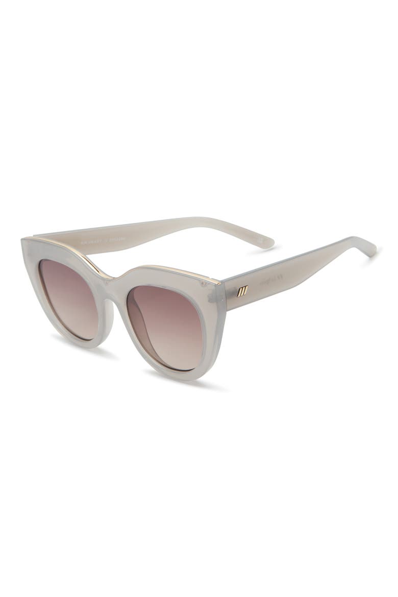 Air Heart 51mm Gradient Cat Eye Sunglasses, Alternate, color, SMOKE / BROWN