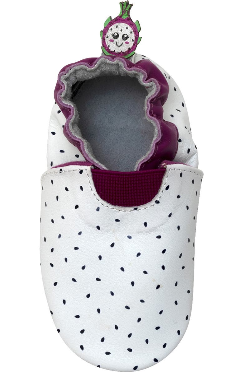 Robeez<sup>®</sup> Dragon Fruit Crib Shoe, Alternate, color,