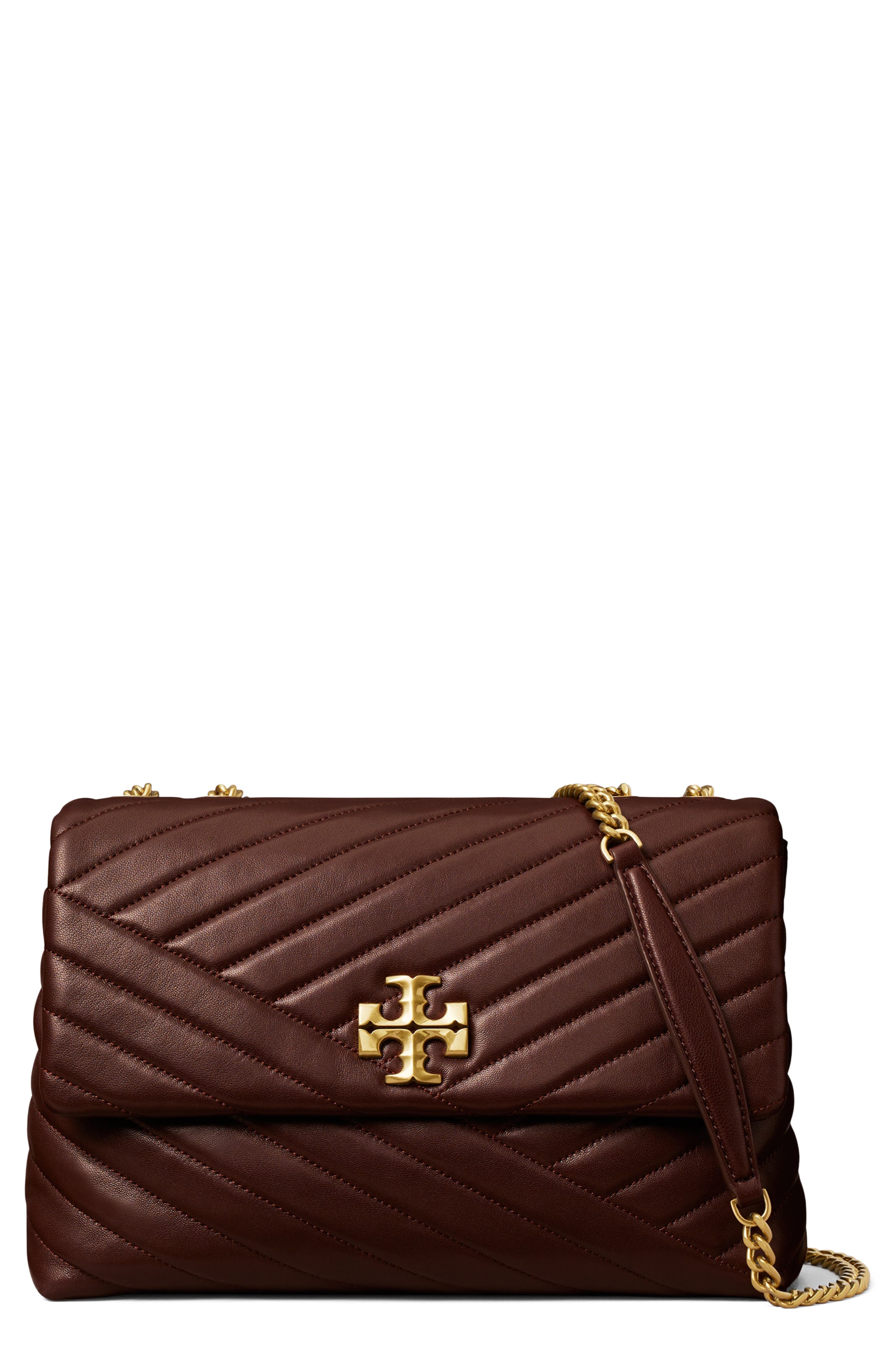 Kira Chevron Convertible Shoulder Bag, Main, color, TEMPRANILLO