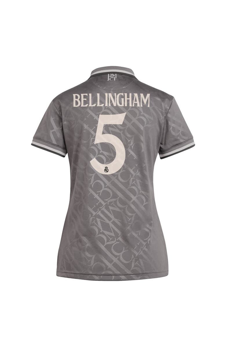 adidas Originals Women's adidas Originals Jude Bellingham Charcoal Real Madrid 2024/25 Third Replica Player Jersey, Alternate, color, 