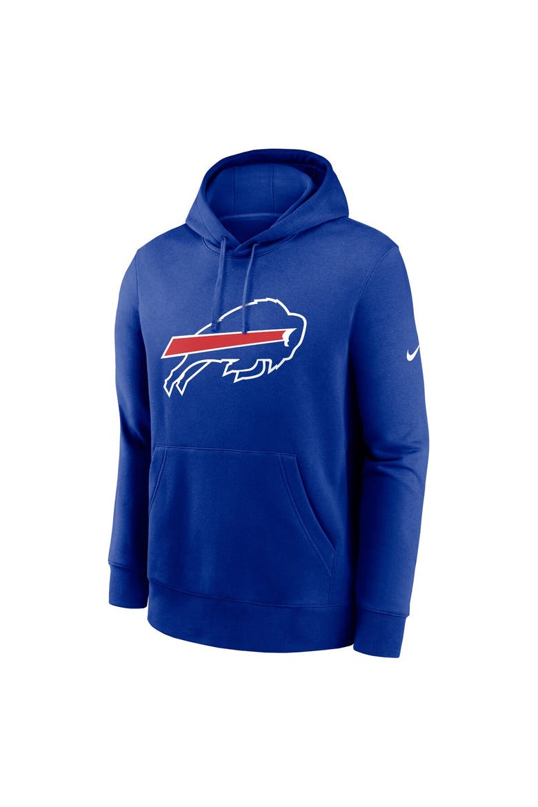 Men's Nike Royal Buffalo Bills Club Logo Pullover Hoodie, Alternate, color, Royal