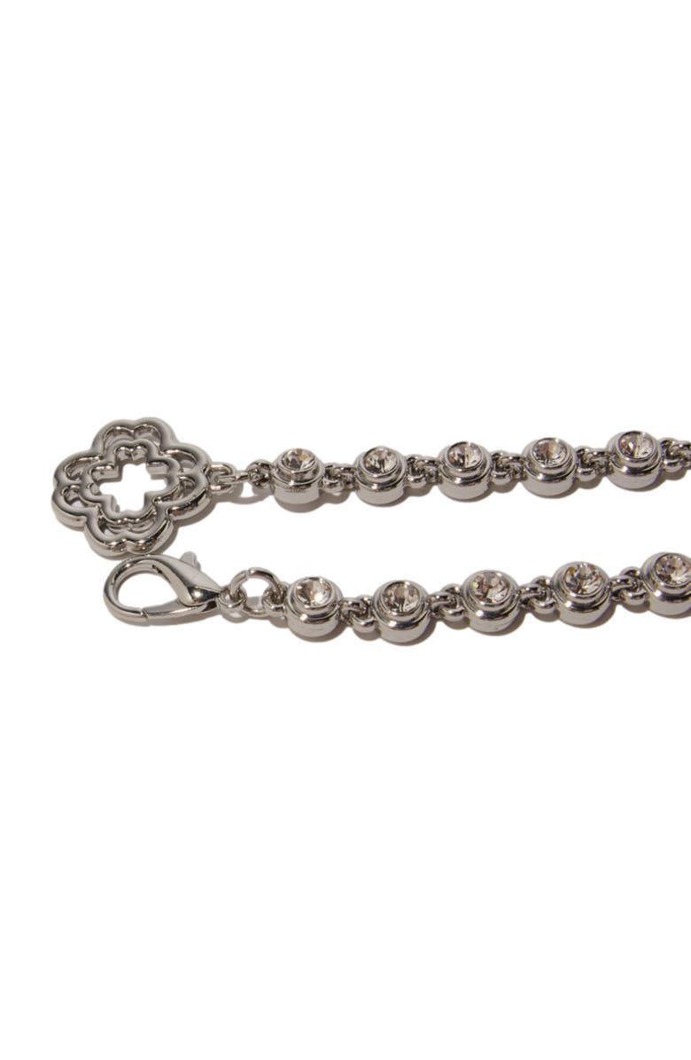 maje Chain and rhinestone belt, Alternate, color, 