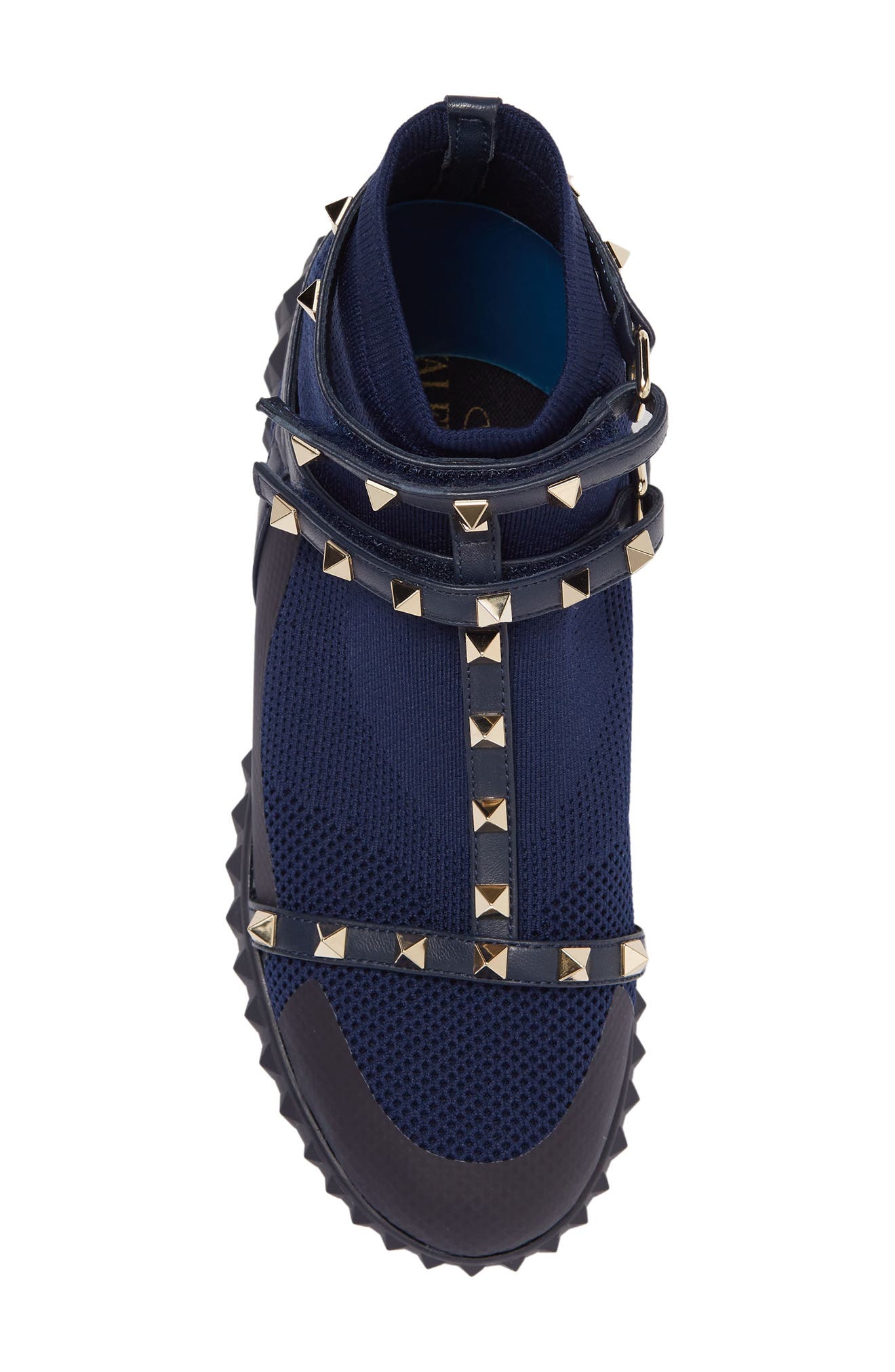 VALENTINO DONNA Rockstud Stretch Knit Sneaker (Women) | Nordstromrack