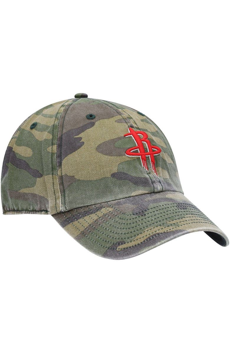 '47 Men's '47 Camo Houston Rockets Clean Up Adjustable Hat, Alternate, color,