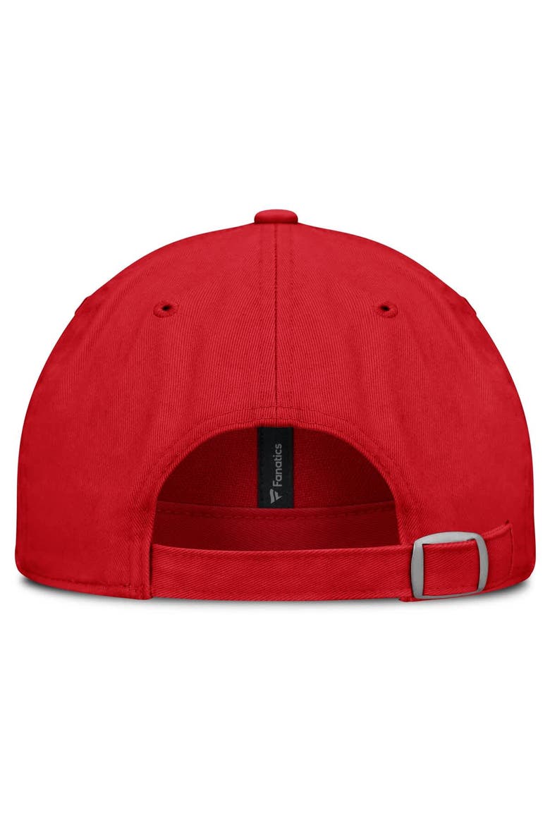 Men's Fanatics Red Wisconsin Badgers Archer Adjustable Hat, Alternate, color, Red